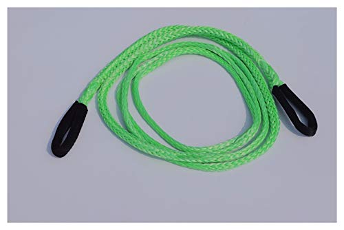 Câble de treuil synthétique vert extension corde treuil VTT levage charrue 1/4