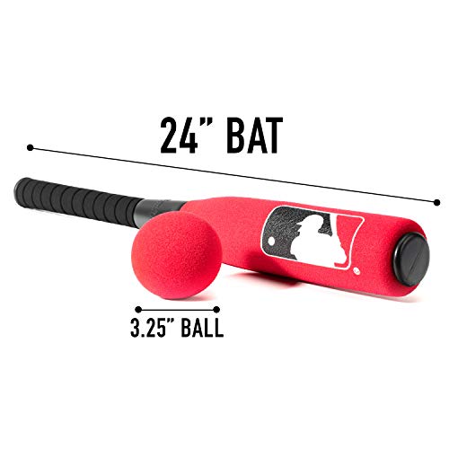 Franklin Sports MLB Oversized Foam Baseball Bat and Ball