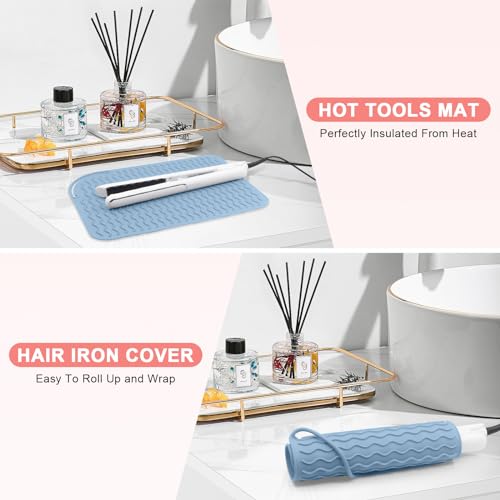 Plus-Size-Silicone-Heat-Resistant-Mat-Portable-Travel-Hot-Tools-Pad-Cover-for-Curling-Iron-Flat-Iron-Hair-Straightener-and-Other-Hair-Styling-Tools120-x-90