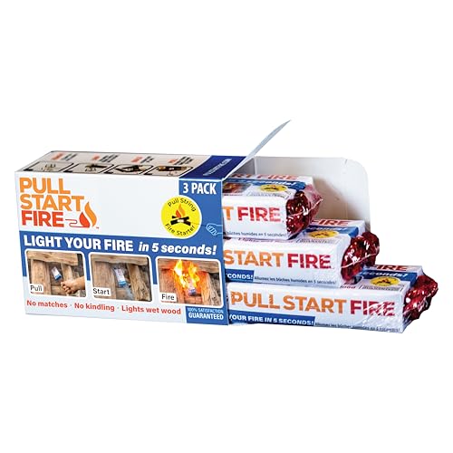 Pull Start Fire Pull String Firestarter | No Matches Required,