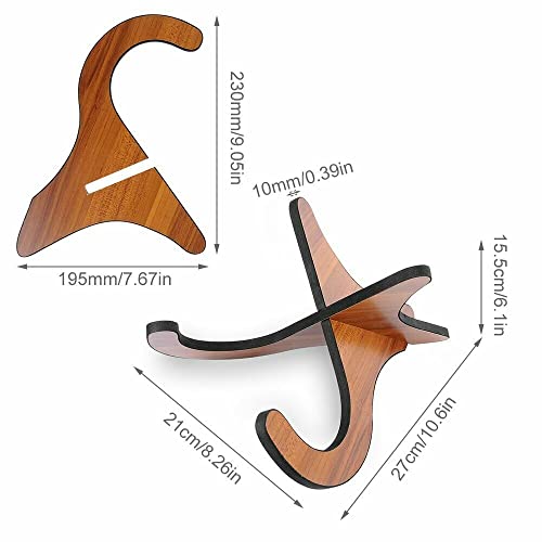 Wooden Guitar Stand for Ukulele Mandolin Banjo Violin - Image 3