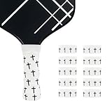 10pcs Faith Cross Pickleball Overgrip, Religious Anti Slip Pickleball Tape Moisture-Wicking Grip Tape, Standard & Skinny Handles (White, One Size)