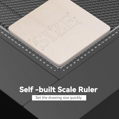 Plataforma de escape de corte SCULPFUN H5 que evita bordes quemados 8