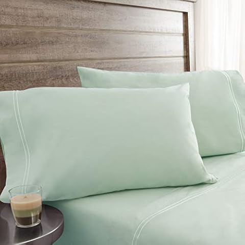 Elite Home Products 200 Thread Count Prewashed Percale Cover