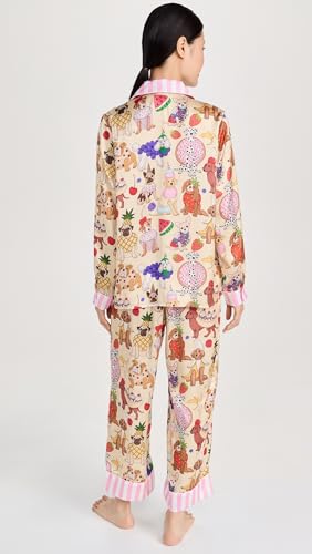 Karen Mabon Women's Dog Desserts Long Sleeve Pajama Set3