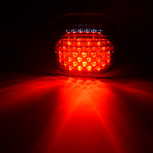 Smoke Brake Light Tail Light Stop Brake Low Profile Led For Harley Electra Glide Flht #TOP4
