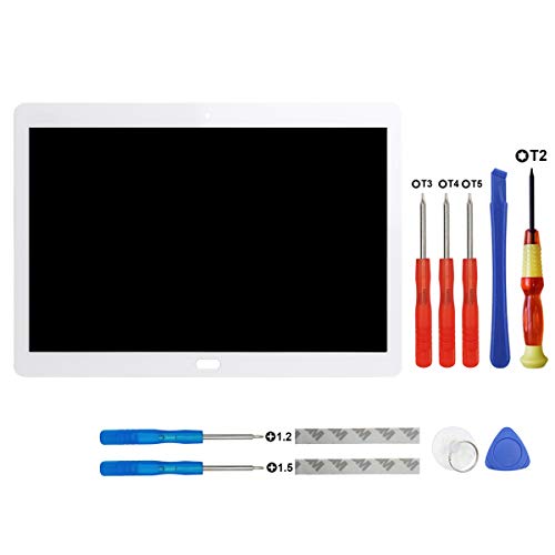 Swark - Pantalla LCD para Huawei MediaPad M3 Lite 10 BAH-W09B/ BAH-AL00A (10,1'), Color Blanco