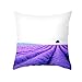 Copricuscini 50x50, Copri Cuscino Letto Porpora Poliestere Lavanda e Albero Modello Divano Federe Cuscini(4Pcs)