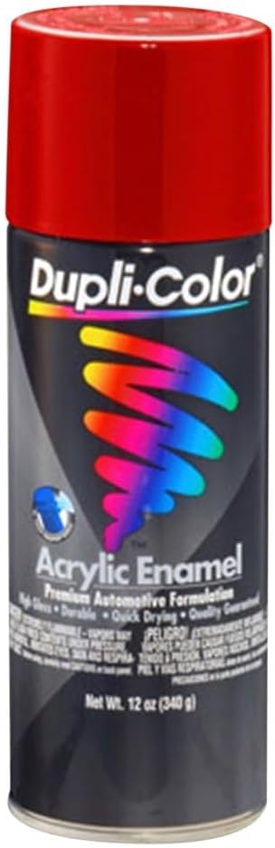 Dupli-Color DA1640 Multi-Purpose Acrylic Enamel Spray Paint - Cherry Red - 12 oz. Aerosol Can