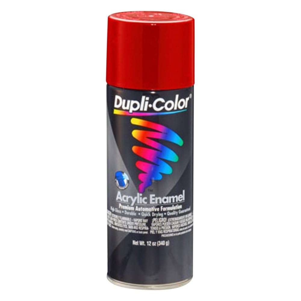 Dupli-Color DA1640 Multi-Purpose Acrylic Enamel Spray Paint - Cherry Red - 12 oz. Aerosol Can