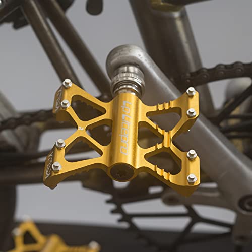 Quick Release Pedals For BROMPTON Pair GOLD - Image 2