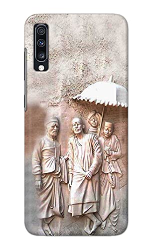 Image of Printed Hard Back Cover Case for Samsung Galaxy A70 | Samsung Galaxy A70s Back Cover (Sai Baba) -1803