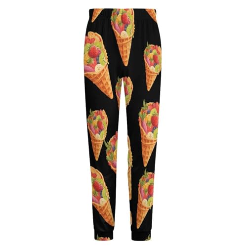 Egg Waffle Berry Kiwi Men's Pajama Pants Lounge Pant Sleepwear PJ Bottoms4