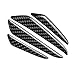 WeFoonLo 4 Pezzi Nero in Fibra di Carbonio Auto Car Door Bump Protector Sticker per Auto SUV Pickup Truck