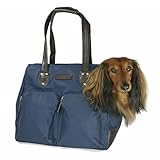 DJANGO Dog Carrier Bag - Waxed Canvas and Leather Soft-Sided Pet Travel Tote with Bag-to-Harness...