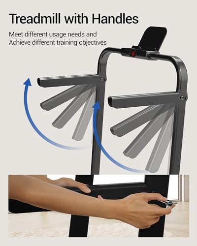 image for CURSOR FITNESS 16% Incline Walking Pad Treadmills for Home Small, 4-in