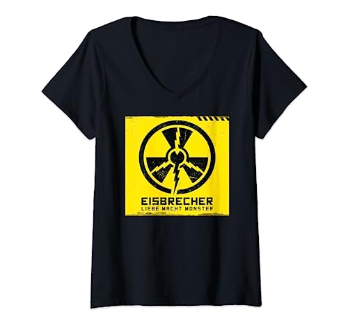 Image of Womens Men Liebe Macht women Monster V-Neck T-Shirt