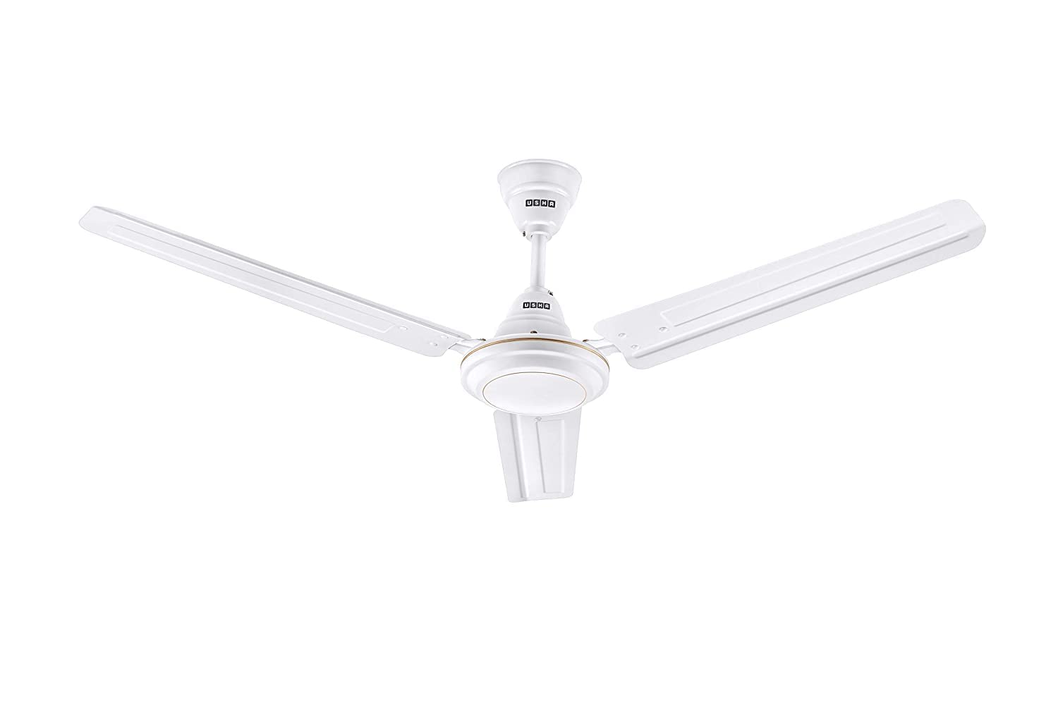 USHA Racer 1200 mm Energy Saving High-Speed Decorative Ceiling Fan |1star| ISI Certified ||Rich White-image-21