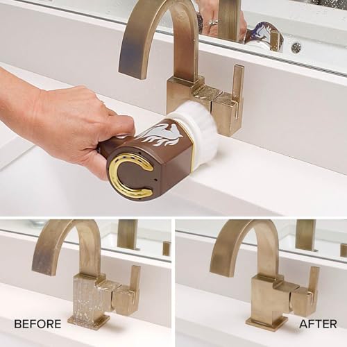 Ruby Horsepower Deluxe Handheld Scrubber with 5x Brush Heads - 350 RPM - As Seen On High Street TV - Rechargeable, Powerful & Cordless - Blast Through Dirt in Seconds! Great For Bathroom - Image 6