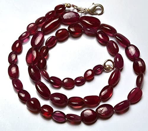 Pink Sapphire Smooth Nuggets Beads pour sublimer vos tenues avec un collier en saphir rose