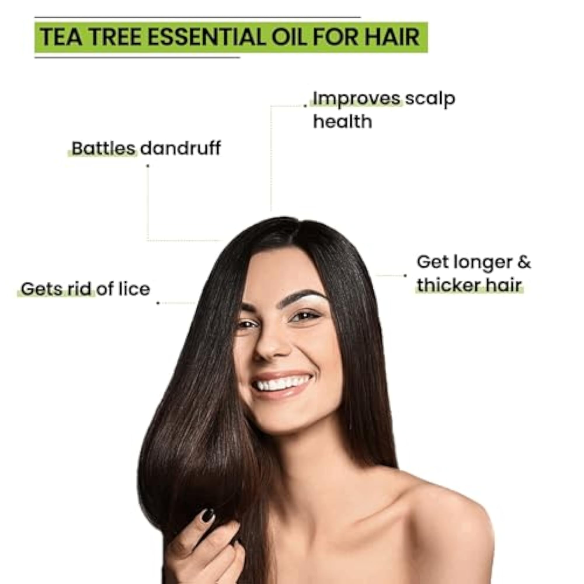 Tea Tree Essential Oil for Skin, Hair & Toenails, 100% Natural