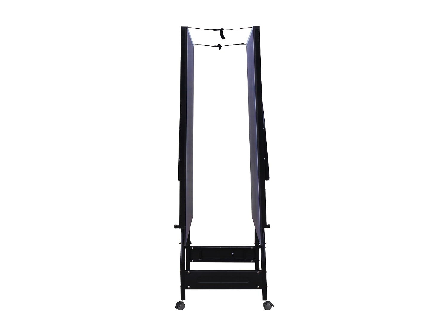 Vente-unique Garry Pliant Table de Ping-Pong Bleu L274 x P152.5 x H76 cm avec Roulettes
