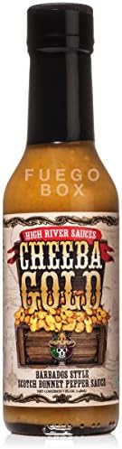 High River Sauces Cheeba Gold Barbados Style Scotch Bonnet Pepper Sauce (Single)