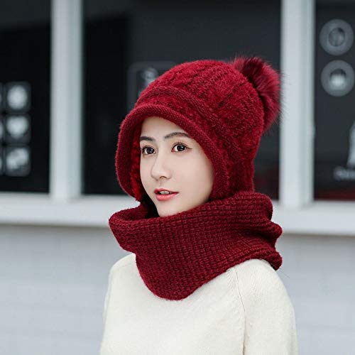 Chapeau tricoté de couleur unie idéal pour vos balades d'hiver