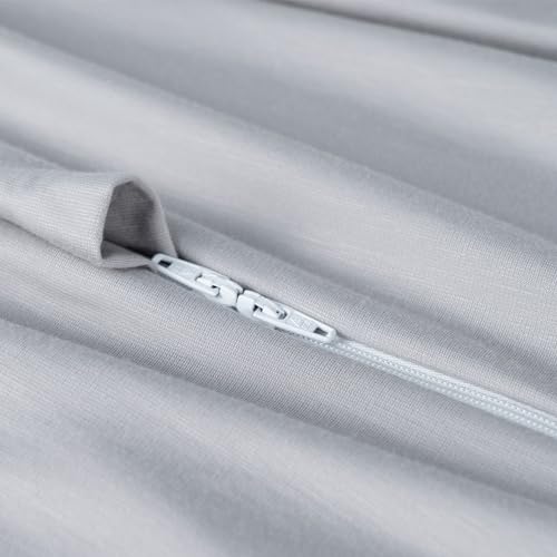 Image of Meiz Cooling Pregnancy Pillow Cover, Maternity Pillow Cover, U Shaped Pregnancy Pillow Cooling Jersey Cover, Grey