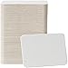 BAR DUDES Cardboard Coasters 100 Pack 4"x4" Square - White Blank Coasters Bulk Set - Paper Coasters for Drinks, DIY, Kids Arts and Crafts
