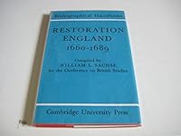 Restoration England 1660-1689 0521081718 Book Cover