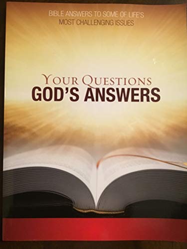 Your Question's God's Answers 1513600303 Book Cover