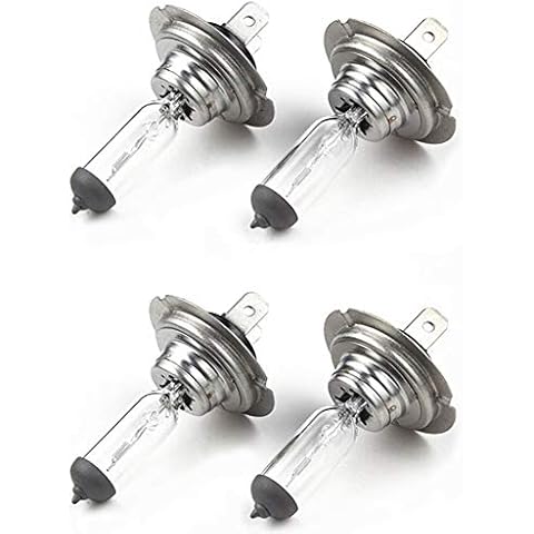 DOJO 4 X H7 Bombillas de Faros Delanteros Cover