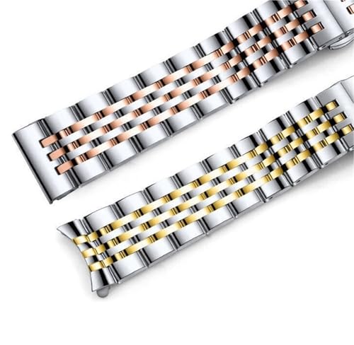 Bracelet de montre acier inoxydable avec fermoir robuste réglable - 6