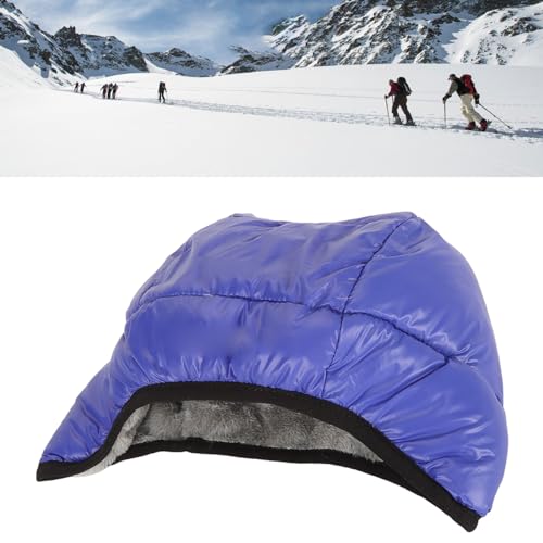 Inverno Pato para Baixo Earflap Chapéu Ultra Leve Confortável Quente Ao Ar Livre Chapéu para Montanh