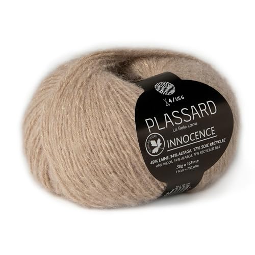 Plassard Laine Soie recyclée à Tricoter Innocence Beige (80