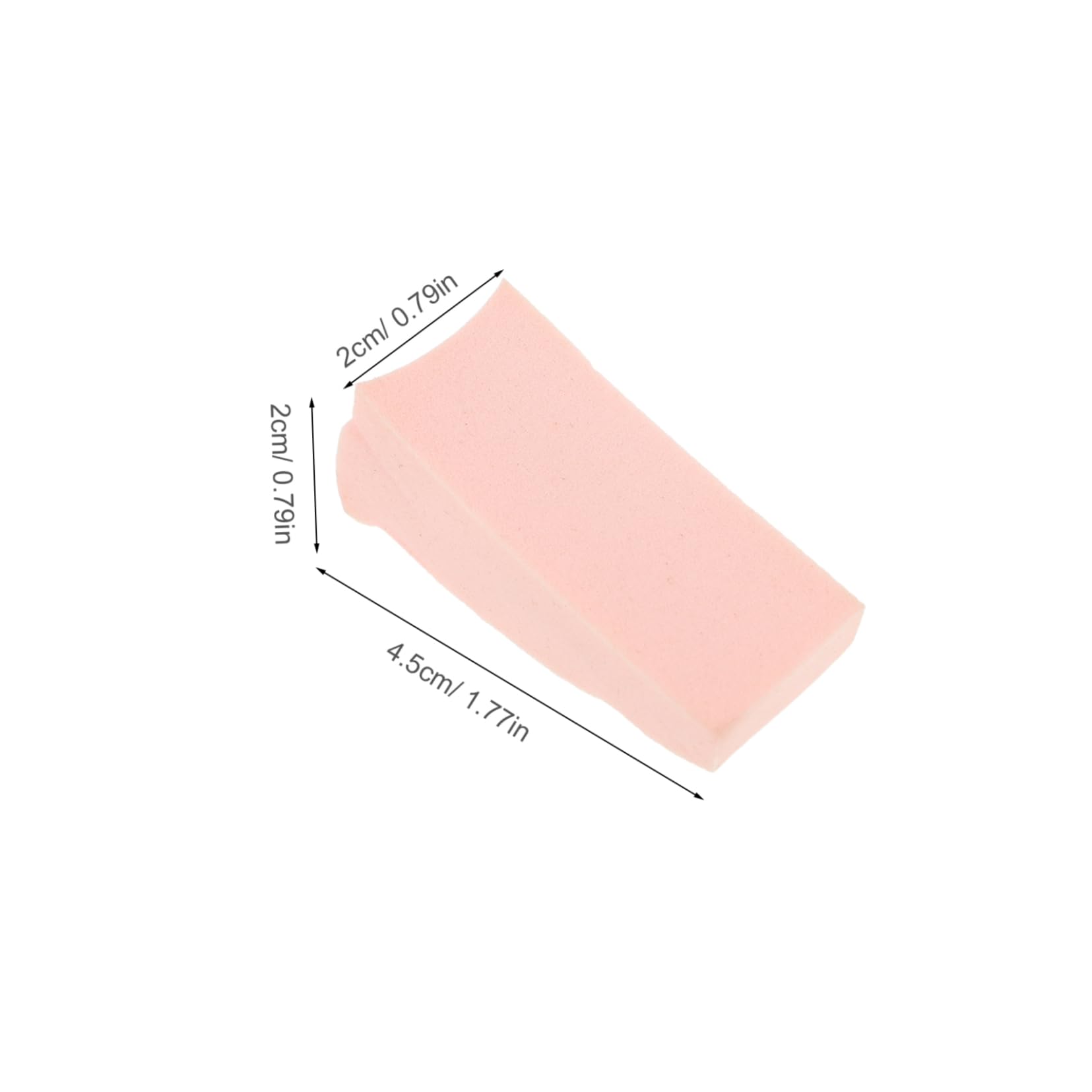 FRCOLOR 8pcs Gradient Nail Art Sponges Soft and Skin Friendly Cosmetic Sponges for Easy Manicure Lightweight and Portable for Nail Designs