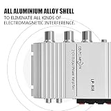 ZAICOLER Stereofoniczny Wzmacniacz Samochodowy o Dużej Mocy 20 W X 2 RMS z obudową ze Stopu Aluminium i Wejściem 3,5 Mm dla Telefonów Komórkowych Odtwarzacze DVD Komputery