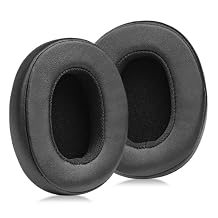 MOLGRIA Ear Pads Cushion, Replacement Protein Leather Earpads for Skullcandy Crusher Wireless Crusher Evo ANC HESH 3.0 Over-Ear HeadphonesBlack