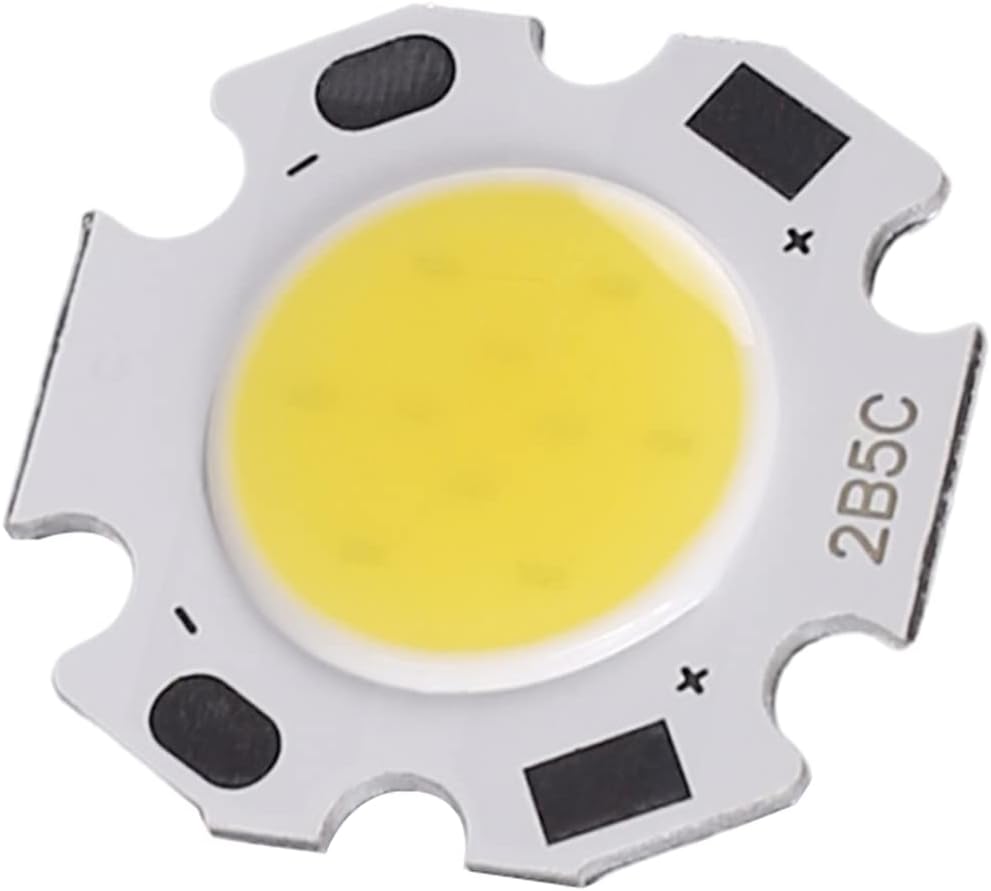 Othmro 5W LED Chip Bulb Super Bright High Power 110lm 4200K Aluminum LED Bulb Surface Mounted Devices Light Beads Floodlight for Camper Light Bulb Home Reading Light Marine Lamps 20 * 11mm(L*W)