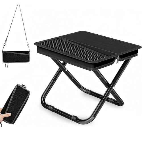 折りたたみ椅子 アウト耐荷重120kg折り畳み椅子 ドアスツール コンパクト収納袋一体型 携帯チェア キャンプ 釣り BBQ 登山 運動会 (B-網袋付き)