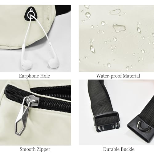 Image of Fanny Pack for Women Men,Crossbody Fanny Pack Water Resistant Sports Waist Bag Pack, Belt Bag for Travel Hiking Running