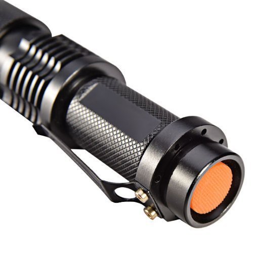 Bestsun Tactical Flashlight Portable Zoomable Super Bright Led 2500 Lumens Mini Flashlight Powerful High Lumen Handheld Focus Adjustable Lamp Torch (Flashlight Only, No Battery) #TOP4