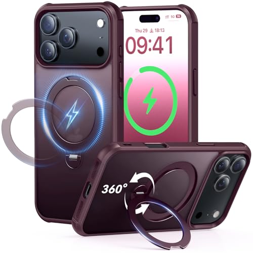 Peerock 360 Spin Magnetic Stand (Pro-Version) for iPhone 17 Pro