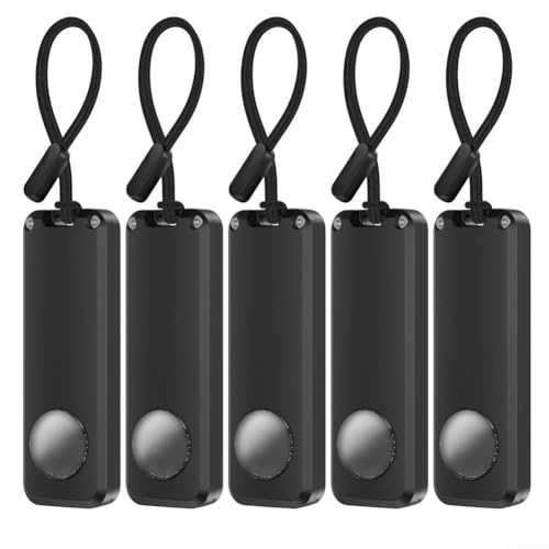 Carcasa de batería AA para AirTag impermeable en negro con diseño compacto de ABS 5 unidades 2