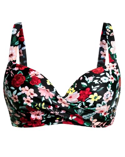 Image of Aqua Eve Women Underwire Bikini Top - Push Up Swimsuit Top Bra Padded Bathing Suit 2026 Twist Front Swimwear