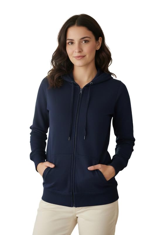 vieviana Women’s Athleisure Jacket Winter Zipper Jacket Cozy Cotton Outerwear for Cold Weather-picture-12