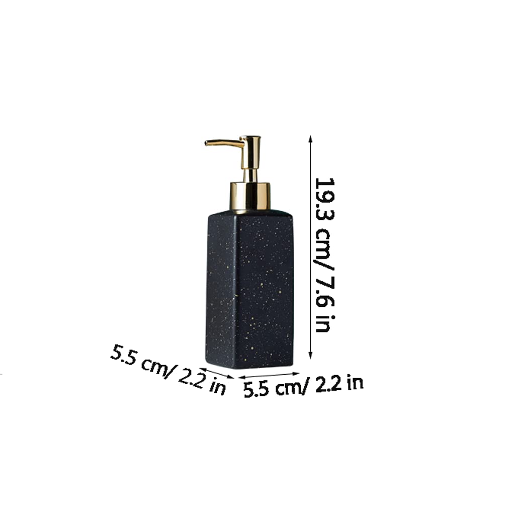 Praktyczny Multi Color Keramische Handpers Zeepdispenser met Verwijderbare Pomp Zeepdispenser voor Vloeibare Zeep 350 ml（12,3 oz ）Aanrecht popularny