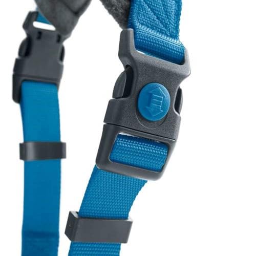 HUNTER Hundegeschirr LONDON COMFORT, atmungsaktives 3D-Mesh, 2-fach verstellbar, Sicherheitsverschluss, reißfest, leicht & pflegeleicht, Farbe: Hellblau, Größe: M-L