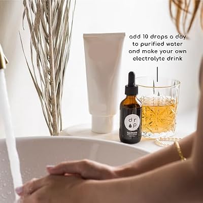 Drop Supplements Organic Trace Minerals Electrolyte Drops and Vitamin D3+K2 Drops Bundle